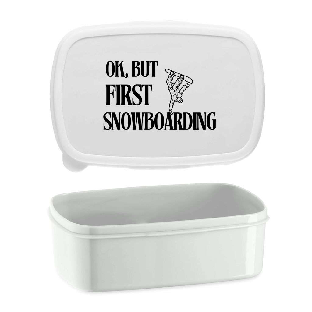 FIRST SNOWBOARDING - Lunchbox